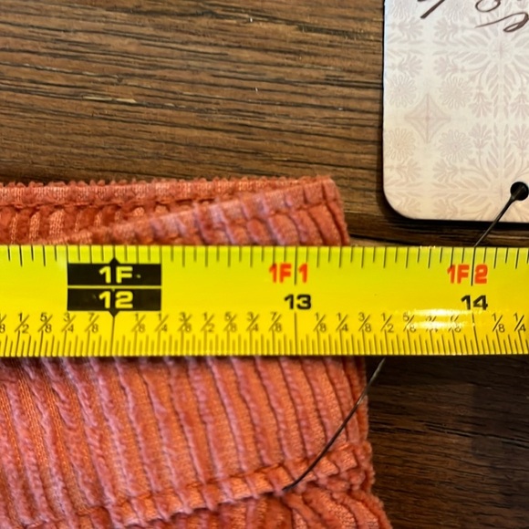 Free People Ray Corduroy Mini Skirt in Myrrh Size 4 - Picture 7 of 8